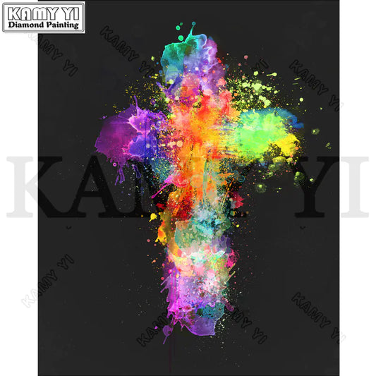 Diamond Painting DIY Cross Design